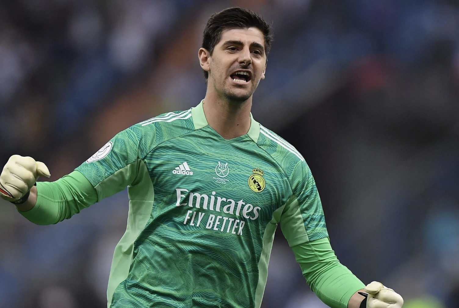 ريال مدريد يعلن غياب كورتوا عن مواجهة أولمبياكوس بسبب عدوى فيروسية