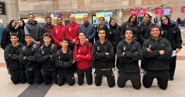 مصر تغادر الفوج الثاني إلى أنجولا لمنافسات دورة الألعاب الأفريقية للشباب