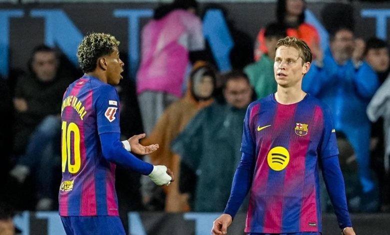 برشلونة يواجه آينتراخت فرانكفورت وسط تحذيرات بشأن البطاقات الصفراء