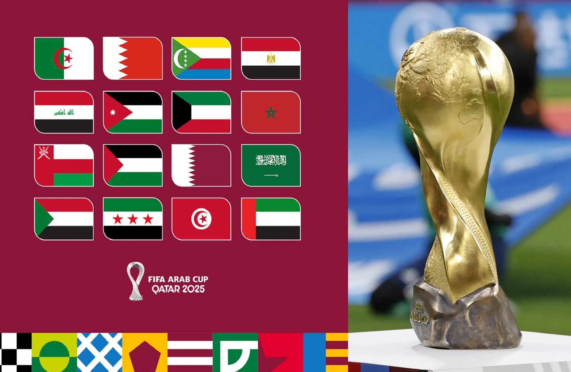 كل ما تريد معرفته عن القنوات الناقلة لكأس العرب 2025 وترددات البث المجاني